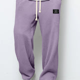 Pierce men's waffle texture drawstring pants in Lilac, view 10