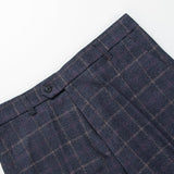 Marty men's windowpane check suit pants, view 4