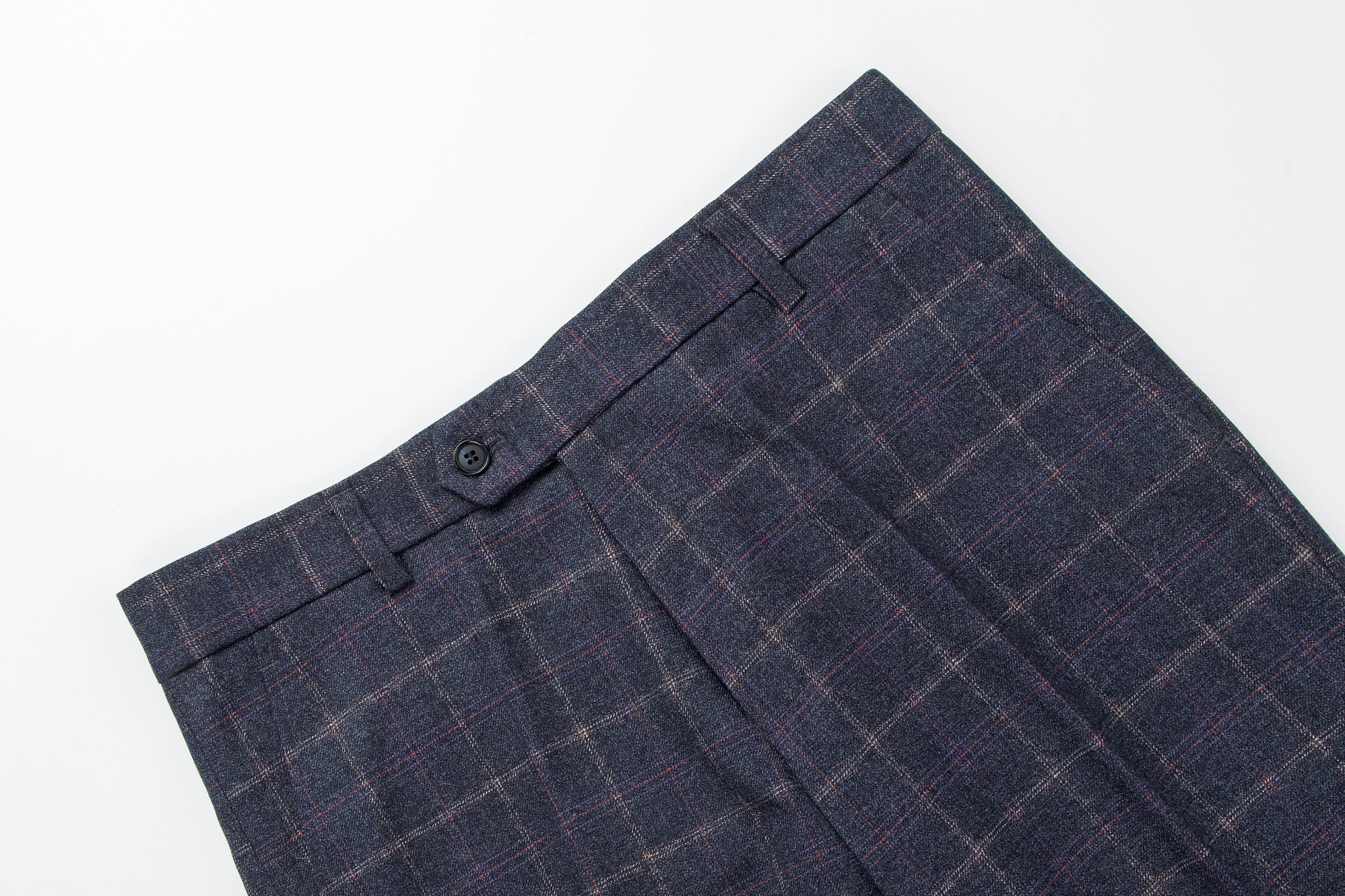 Marty men's windowpane check suit pants, view 4