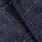 Marty men's windowpane check suit pants, view 5