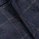 Marty men's windowpane check suit pants, view 5
