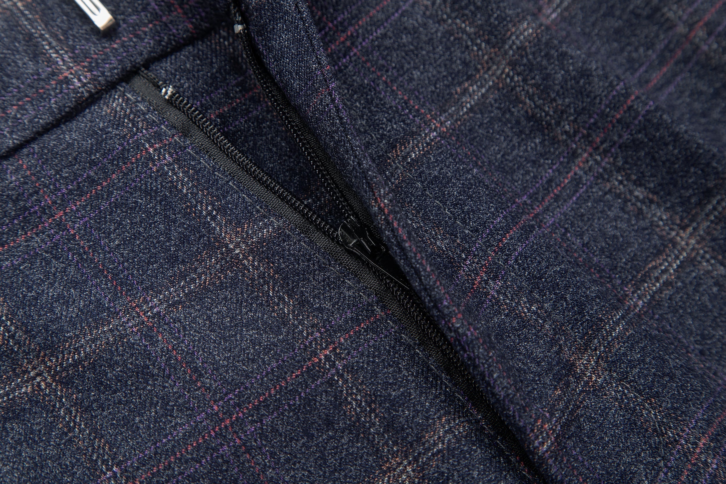 Marty men's windowpane check suit pants, view 5