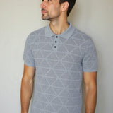Daniel - Geometric Textured Polo