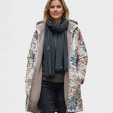 Jacinthe - Veste polaire pastel à motif botanique
