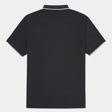 Grant - Black Zip Collar Polo