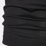 Grant - Black Zip Collar Polo