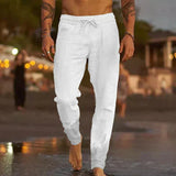 Sherwood men's slim fit drawstring pants in White, view 5