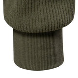 Bruce - Ribbed Raglan Mock Neck Quarter-Zip Sweater