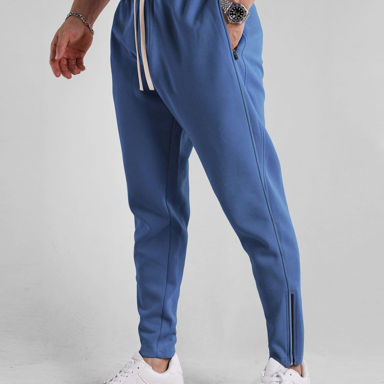 Michel - Joggers with Zip Hem