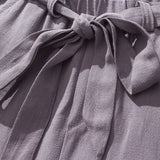 Emile - Linen Harem Pants with Belt