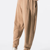 Emile - Linen Harem Pants with Belt