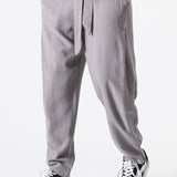 Emile - Linen Harem Pants with Belt