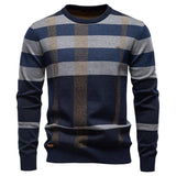 Wesley - Checked Knit Sweater