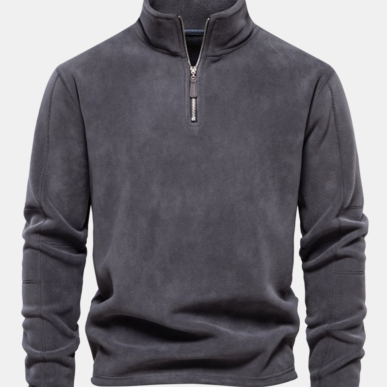 Hamish - Polar Fleece Mock Neck Quarter-Zip Pullover