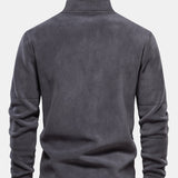 Hamish - Polar Fleece Mock Neck Quarter-Zip Pullover