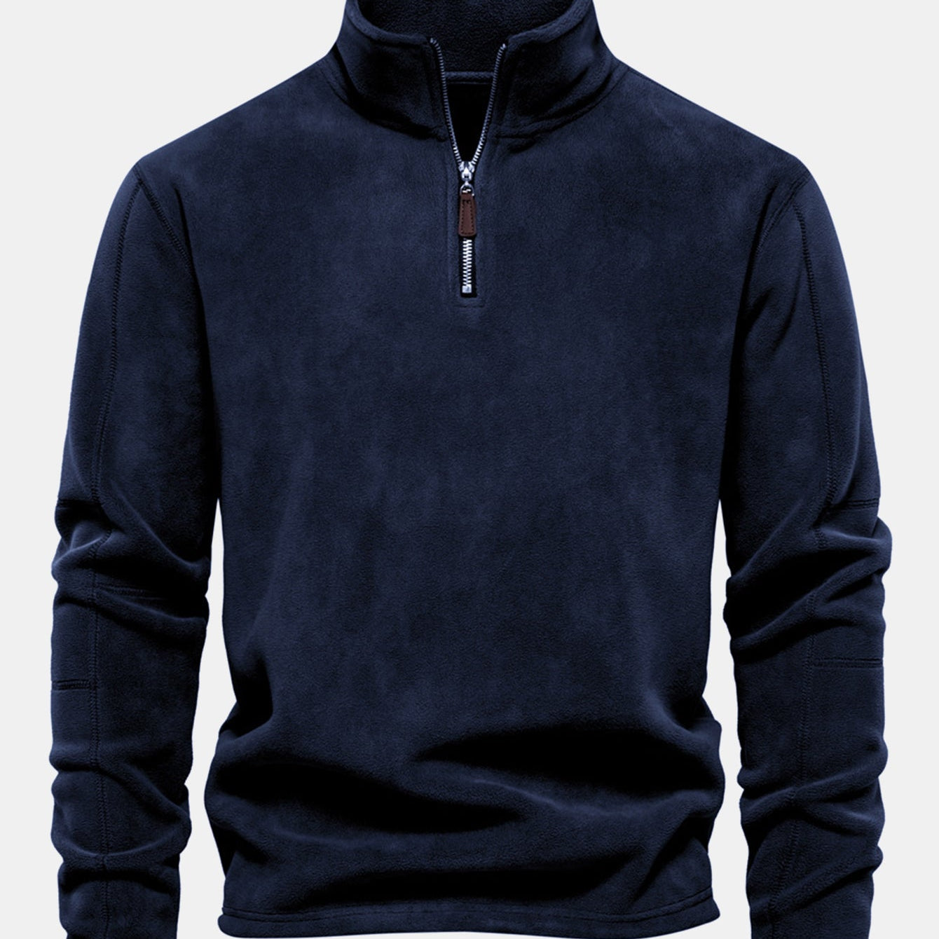 Hamish - Polar Fleece Mock Neck Quarter-Zip Pullover