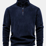 Hamish - Polar Fleece Mock Neck Quarter-Zip Pullover