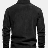 Hamish - Polar Fleece Mock Neck Quarter-Zip Pullover