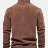 Hamish - Polar Fleece Mock Neck Quarter-Zip Pullover