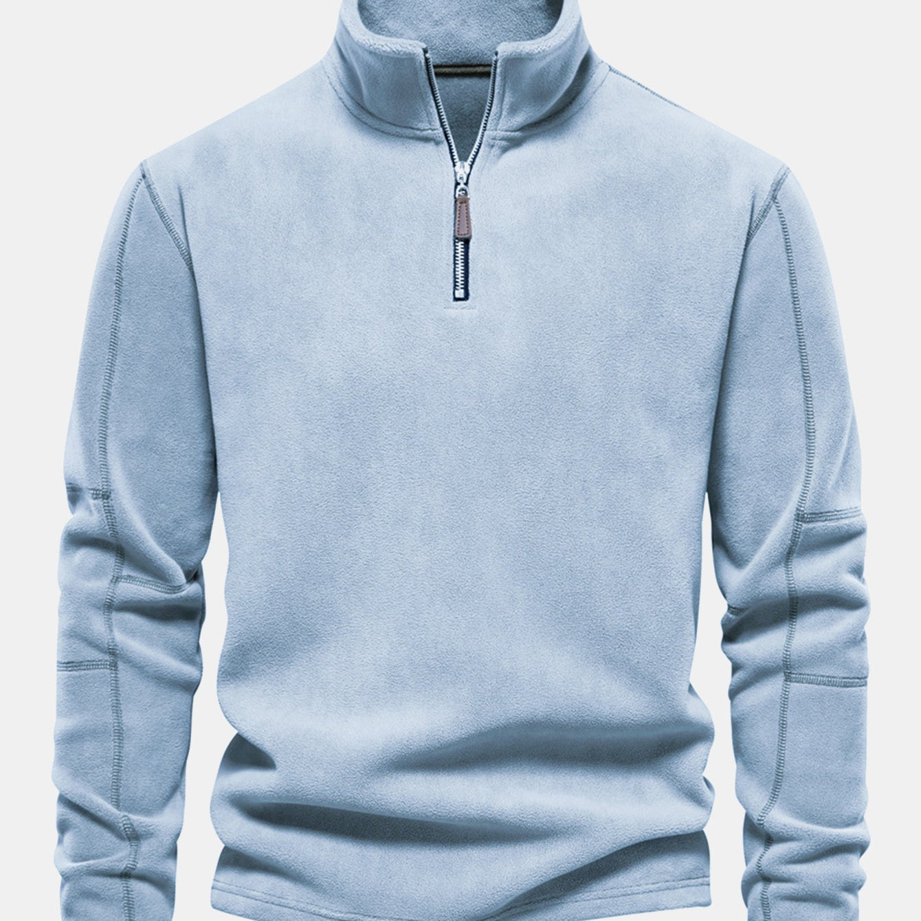 Hamish - Polar Fleece Mock Neck Quarter-Zip Pullover