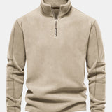 Hamish - Polar Fleece Mock Neck Quarter-Zip Pullover