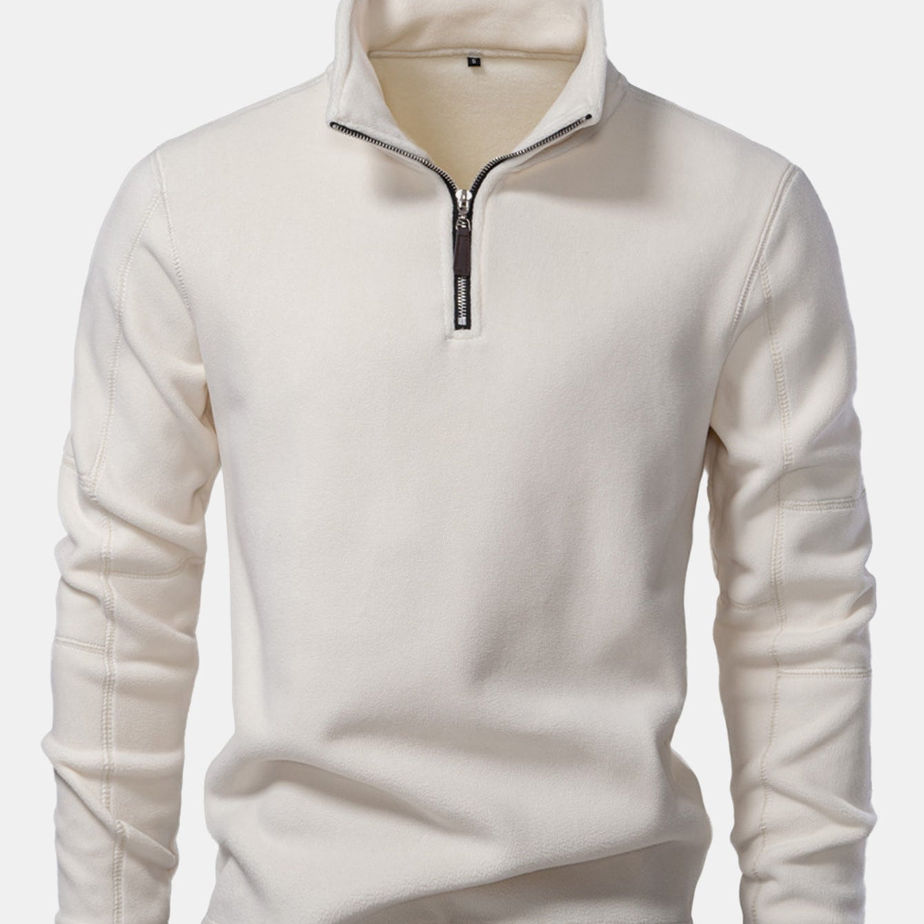 Hamish - Polar Fleece Mock Neck Quarter-Zip Pullover