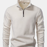 Hamish - Polar Fleece Mock Neck Quarter-Zip Pullover