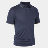 Eric - Navy Polo with Classic Collar