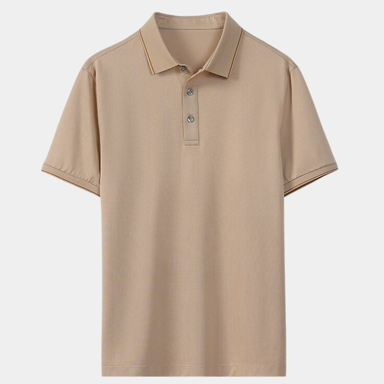 Eric - Navy Polo with Classic Collar