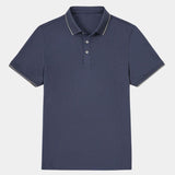 Eric - Navy Polo with Classic Collar