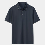 Eric - Navy Polo with Classic Collar