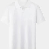 Alain - Open Collar Short Sleeve Polo