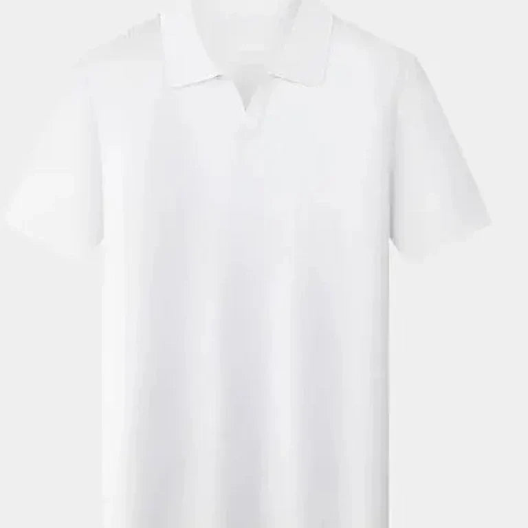 Alain - Open Collar Short Sleeve Polo