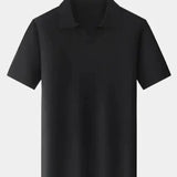 Alain - Open Collar Short Sleeve Polo