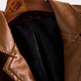 Oscar - Brown Leather Jacket