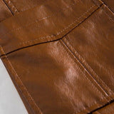 Oscar - Brown Leather Jacket