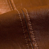 Oscar - Brown Leather Jacket