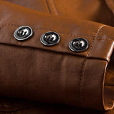 Oscar - Brown Leather Jacket