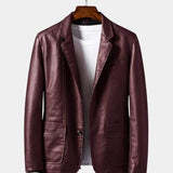 Oscar - Brown Leather Jacket