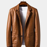 Oscar - Brown Leather Jacket