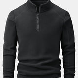 Keith - Fleece Mock Neck Quarter-Zip Pullover