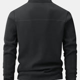 Keith - Fleece Mock Neck Quarter-Zip Pullover