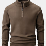 Keith - Fleece Mock Neck Quarter-Zip Pullover