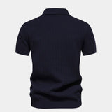 Devin - Colour Block Zip Polo