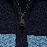 Devin - Colour Block Zip Polo