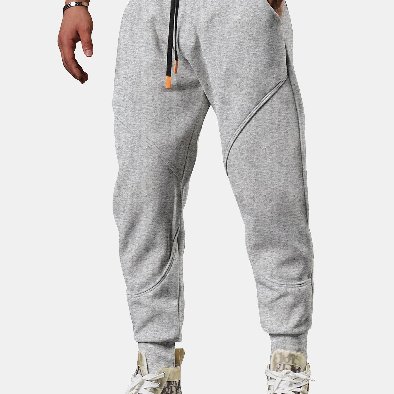Theo - Cropped Joggers with Side Split