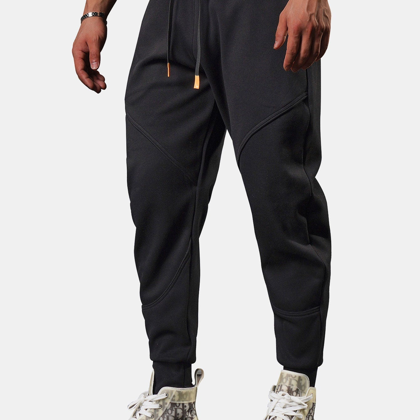 Theo - Cropped Joggers with Side Split
