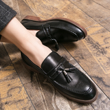 Julien - Leather Tassel Loafers
