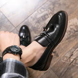 Julien - Leather Tassel Loafers