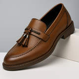 Julien - Leather Tassel Loafers